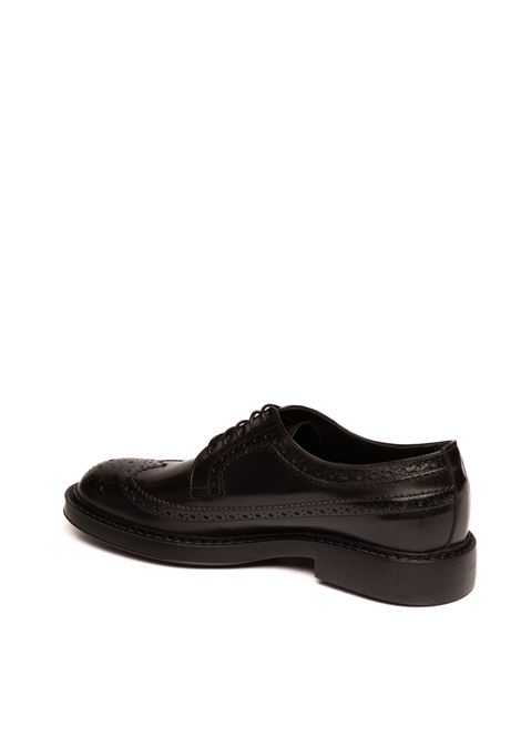 Black leather lace-up JEROLD WILTON | 118DIVER-NERO